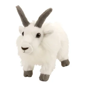 Hvid langhret ged 20 cm. fra Wild Republic 