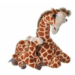 Girafbamser. St med mor og baby/unge fra Wild Republic 37 cm