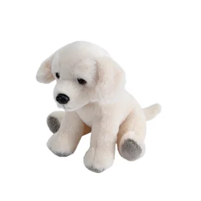 Mini labrador / Golden retriever hundebamse (hvalp) 13 cm. fra Wild Republic