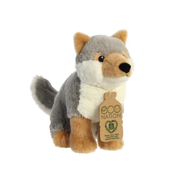 Ulv 22 cm. fra Aurora World Eco Nation