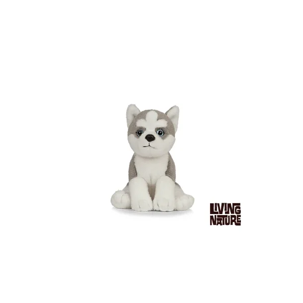 Husky hundebamse 17 cm. fra Living Nature