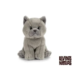 British Shorthair kat (bamse) 17 cm. fra Living Nature