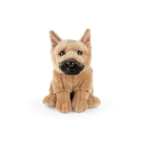 German Shepherd Hund Bamse m. lyd 26 cm. Schferhund fra Living Nature
