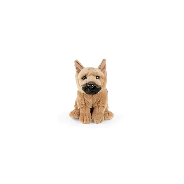 German Shepherd Hund Bamse m. lyd 26 cm. Schferhund fra Living Nature