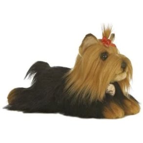 Yorkshire Terrier Hundebamse 26 cm. fra Aurora World MiYoni 