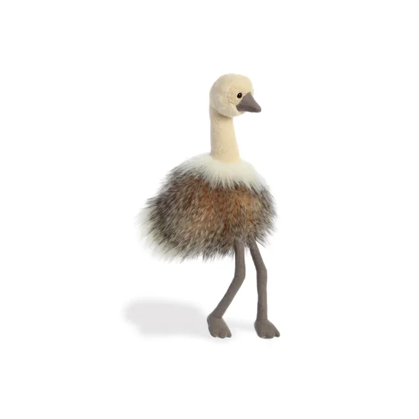 Struds Bamse - Luxe Boutique Sadira Ostrich 30 cm. fra Aurora World - UDGR