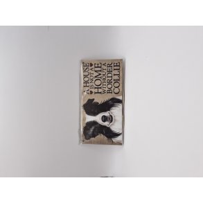 Trskilt med Border Collie