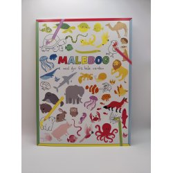 Malebog med dyr fra hele verden