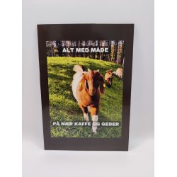 Skilt: Alt med mde (Med boer/nubiske geder)