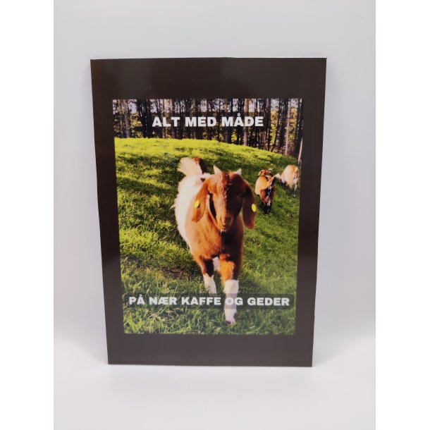 Skilt: Alt med mde (Med boer/nubiske geder)
