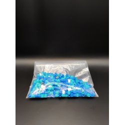 Hval perleplade med kulrte perler