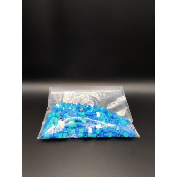 Hval perleplade med kulrte perler