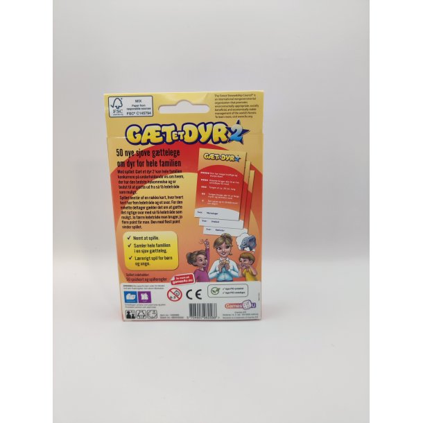 Kortspil: Gt et dyr 2