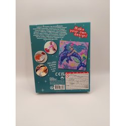 Diamond painting. Motiv: Delfin og havfrue