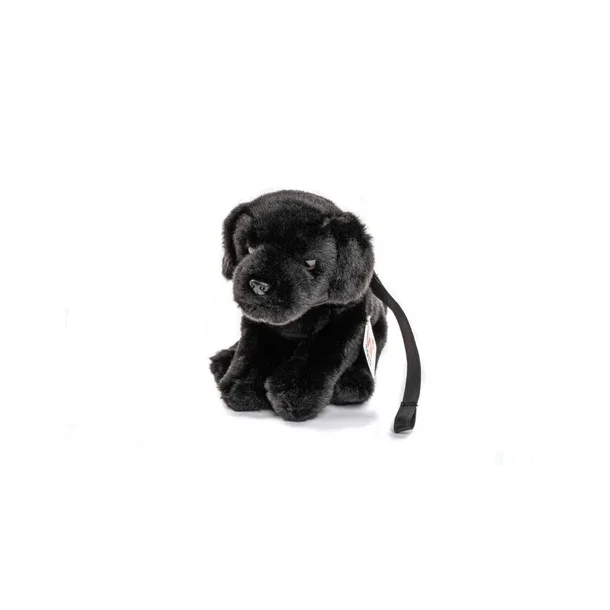 Sort labrador hundebamse 22 cm. fra Uni-Toys