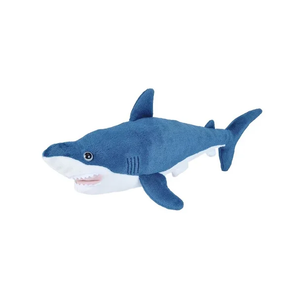 Kmpe stor makrelhaj bamse 46 cm. fra Wild Republic