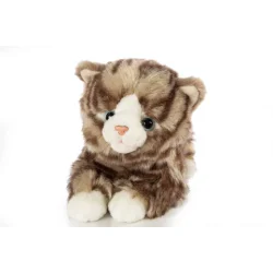 Tabby stribet kat 27 cm. fra Uni-Toys
