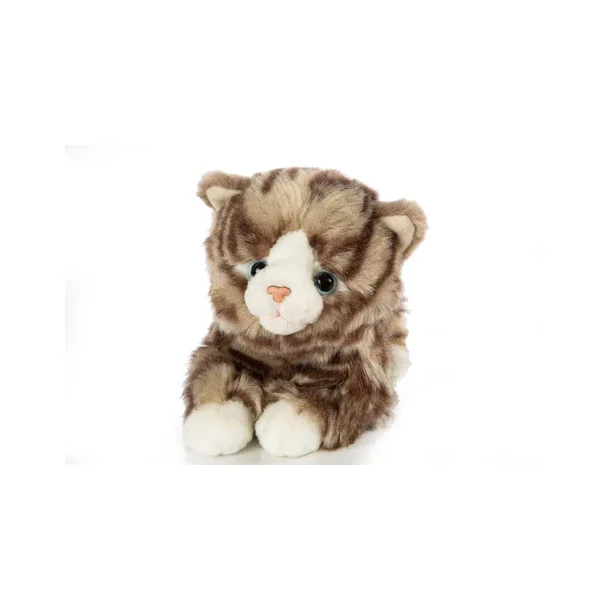 Tabby stribet kat 27 cm. fra Uni-Toys