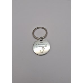 Nglering med ged og teksten 