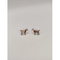 Ged restikker med broget pels