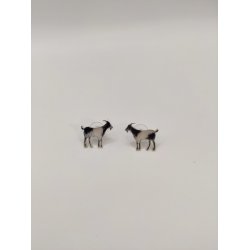 Ged restikker med broget pels