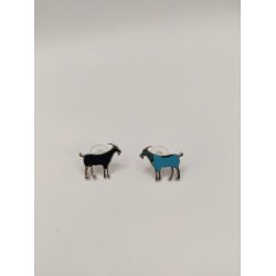 Ged restikker med broget pels