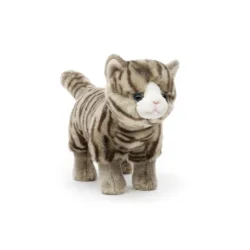 Grstribet kat (Tabby) 27 cm. fra Uni-Toys