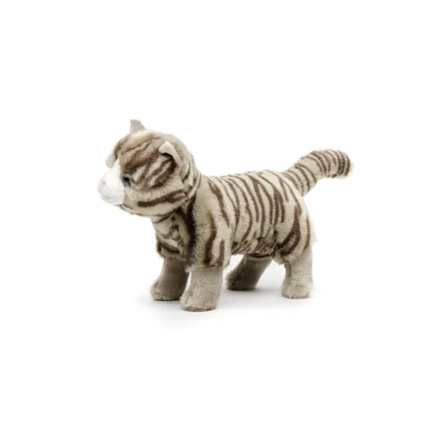 Grstribet kat (Tabby) 27 cm. fra Uni-Toys