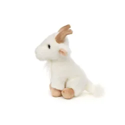 Hvid ged 18 cm. fra Uni-Toys