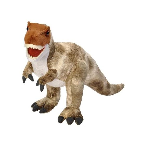 T-REX Dinosaurus Bamse 28 cm. hj, 48 cm. lang fra Wild Republic Dinosauria II