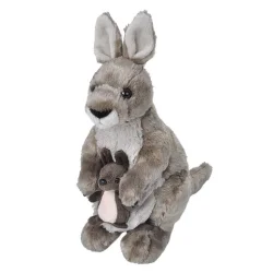 Knguru Bamse m. baby 30 cm. fra Wild Republic  - CK Kangaroo with Baby