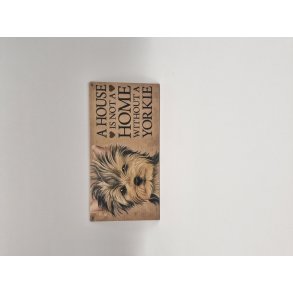 Trskilt med Yorkshire Terrier